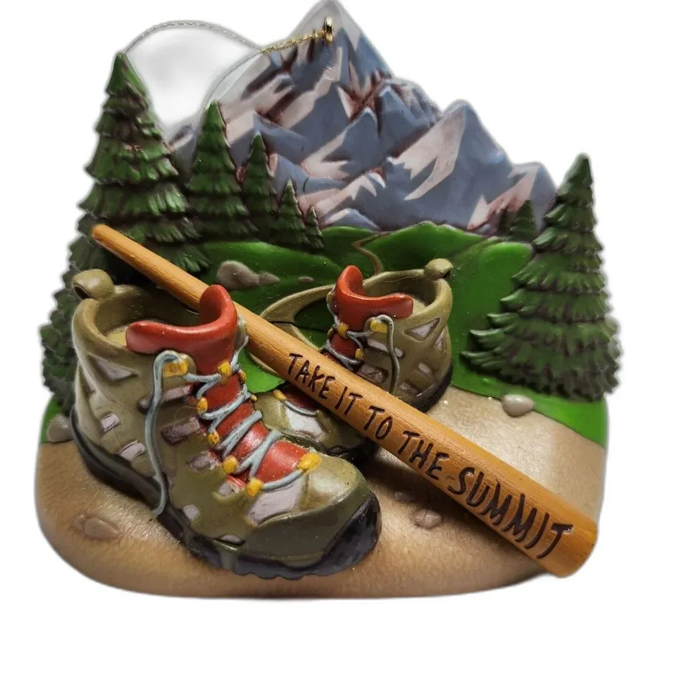 Hiking Boots Hallmark Christmas Ornament Take It to the Summit Hanging 2017
